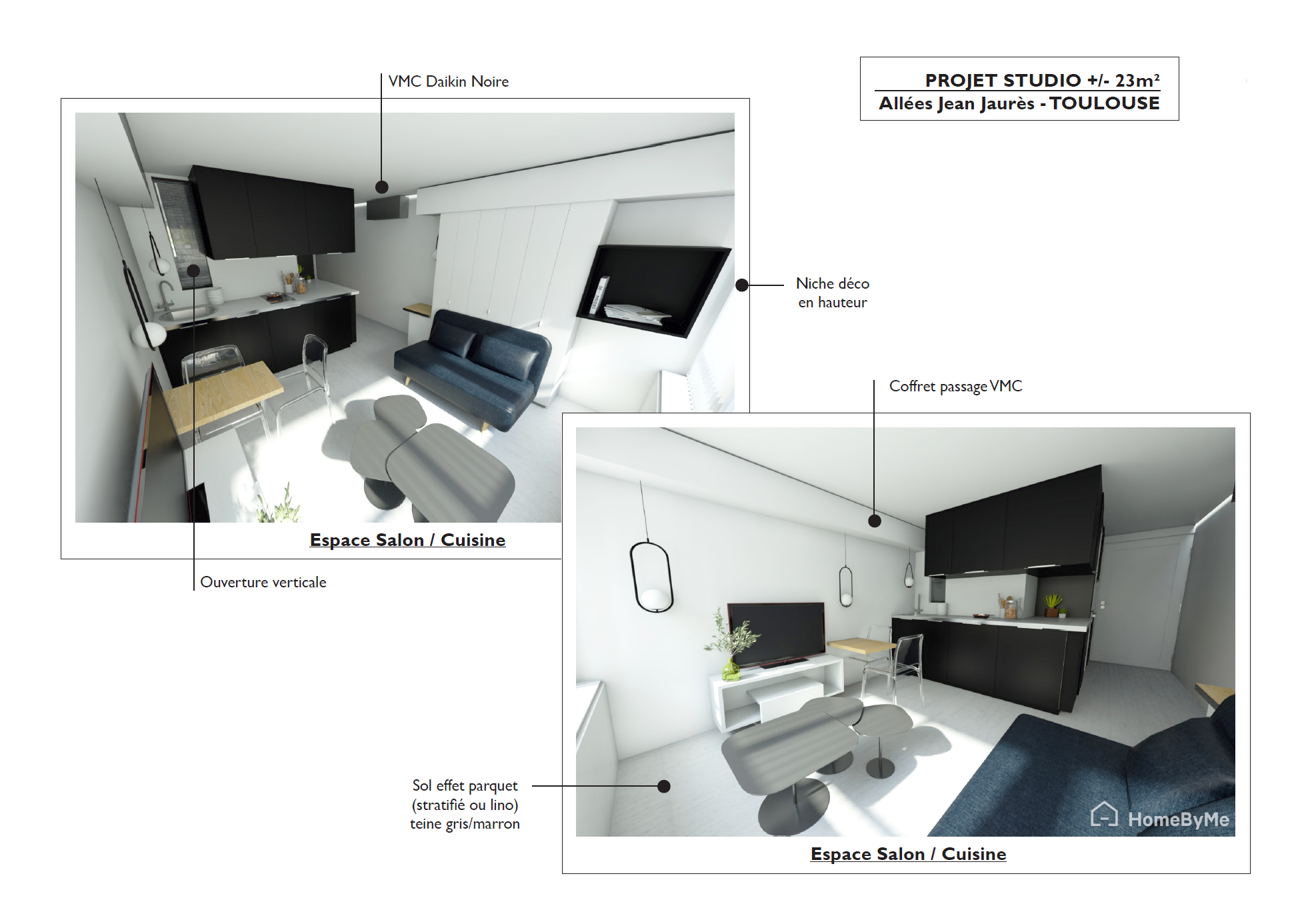 Transformer un bureau en Studio à Toulouse